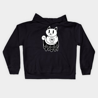 Pirate Cat Owns the Sea Kids Hoodie